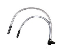 Envío gratis, microscopio doble cuello de cisne fibra óptica / doble cuello de cisne de fibra de guía de luz, utilizado para inspección microscopios
