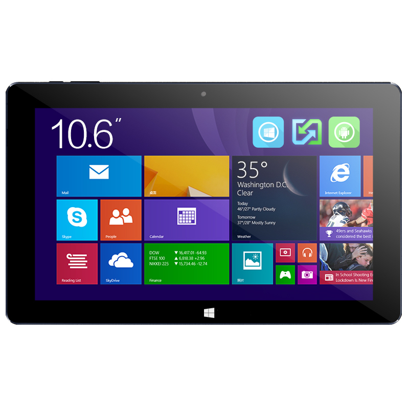 Cube i1010 6 HD Dual Boot Tablet PC Windows 8 10 Android 4 4 4 Intel