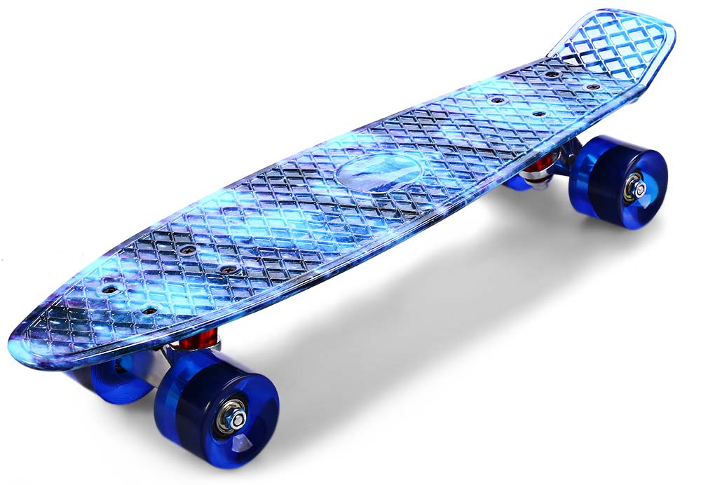 Skate Board Skateboard cruiser available in Blue Black Pink Green 22 Inches 