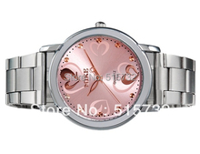 MIKE 8192 women watch Heart Heart Print Women s Analog Watch with Stainless Steel Strap