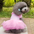 Lovely Small Pet Dog Cat Party Dress Clothes Cute Puppy Tutu Dress Lace Princess Apparel Costume