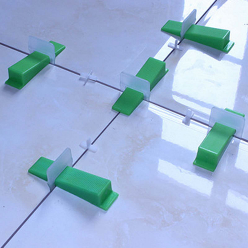 Гаджет  50Pcs Durable PE Large Tile Flat Leveling Wall Flooring Balance Wedge Tool Kit None Строительство и Недвижимость