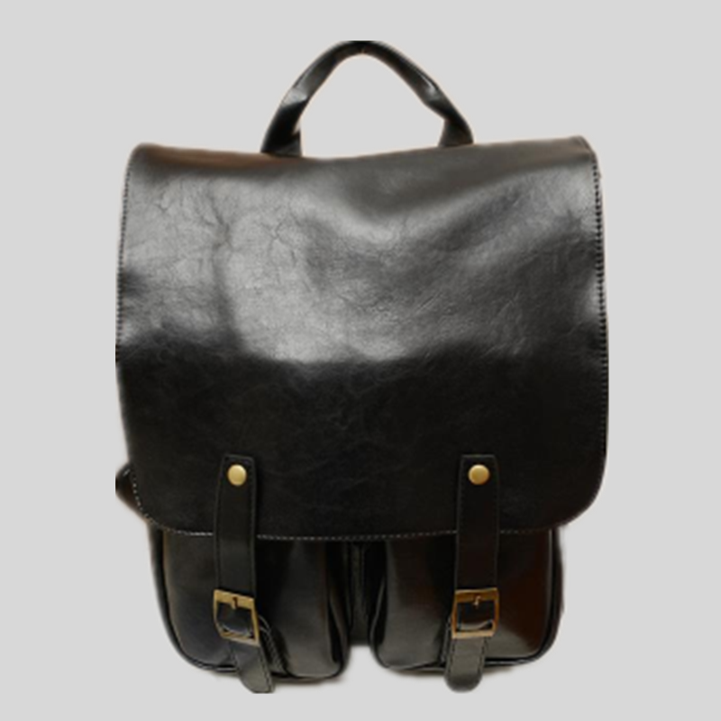 2015 New Womens Fashion Backpack British Style PU Bag School Bags Free Shipping