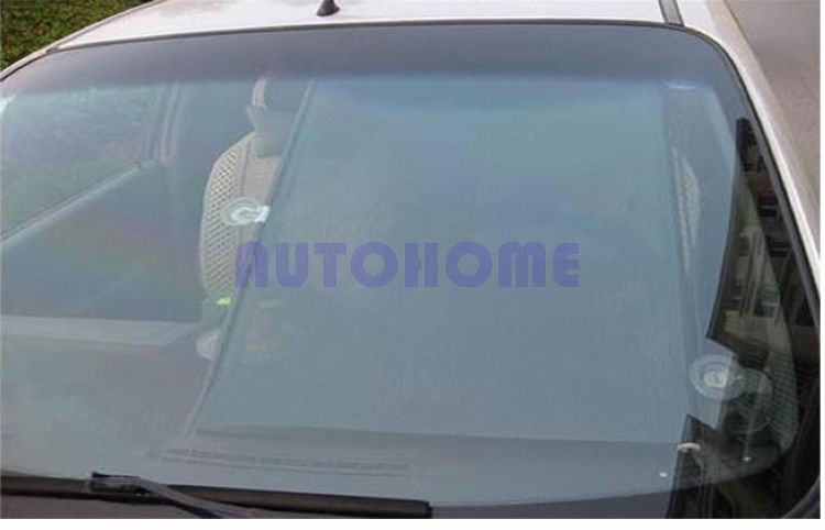 Retractable Car Vehicle Curtain Window Roller Sun Shade Blind Protector (2)