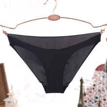 a low waist Seamless underwear female half package hip sexy big yards briefs