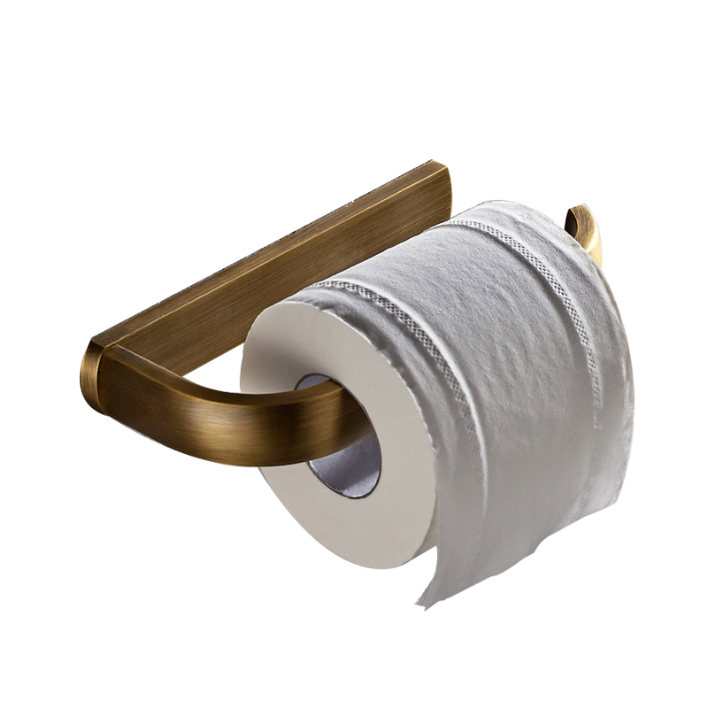 Fashion Design wc toilet roll holders Copper Paper Holder Tissue boxes Solid Brass Wall Mount Rack Bathroom Products F509