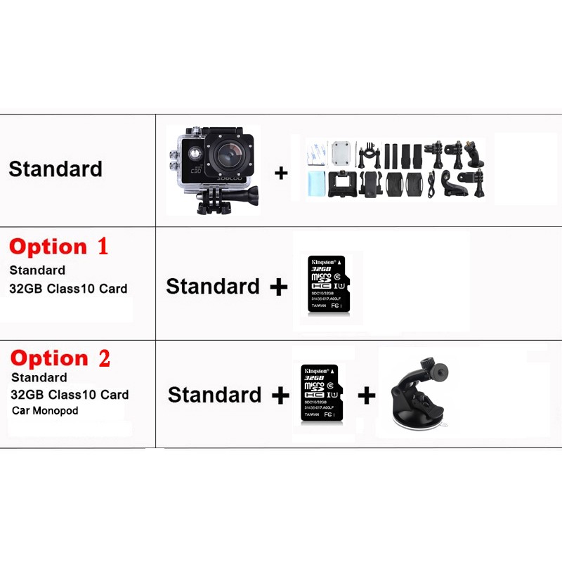 C30 Camera Option List with32g 