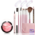 Beauty Makeup Set 7pcs Make up Brush1pc Eyeliner pen Blusher 1pc Eyebrow pencil 1pcPencil sharpener 1pc