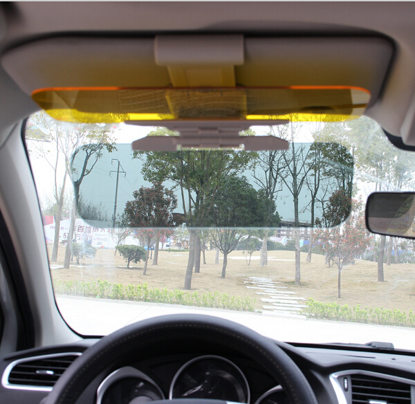 2016 Car Sun Visor Goggles For Driver Day Night Anti dazzle Mirror Sun Visors Clear View