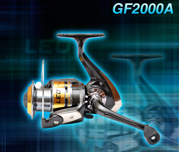 2014 rushed carretilha pesca fishing reels spinning reel gf2000a 3bb gear ratio new metal reels fishing tackle lure free shiping