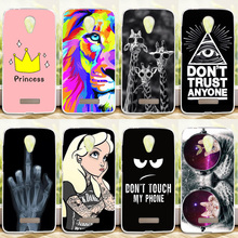 14 Patterns Giraffe Lips Design Back Cover For Micromax Canvas Spark Q380 Phone Bag Protective Shell Case cover Free Shipping