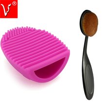 2 pcs in set makeup sponge Oval Makeup Tool Cosmetic Foundation Cream Powder Blush Makeup Brush Professional Make Up Wholesale