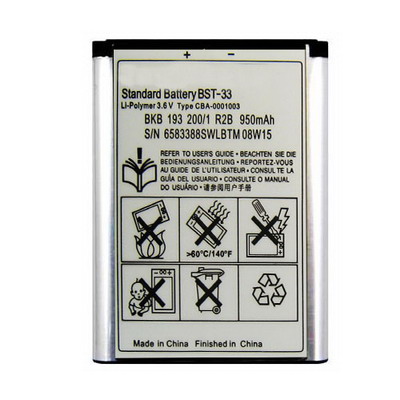 BST 33 Mobile Phone Battery for Sony Ericsson K660i
