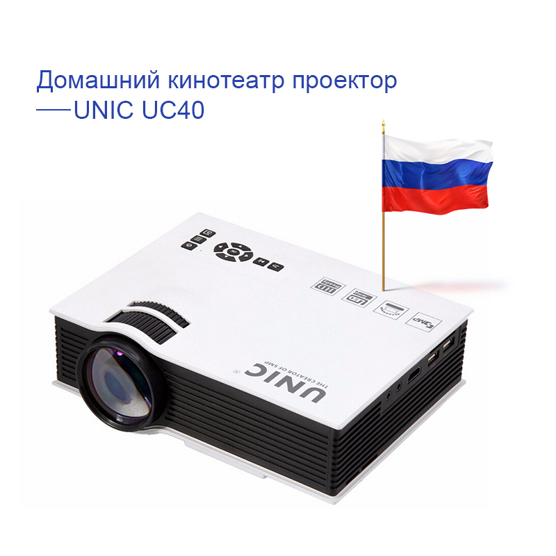 2015 original unic uc40 hd 1080p mini led 3D projector full hd1080p Home Theater beamer multimedia proyector portable projectors