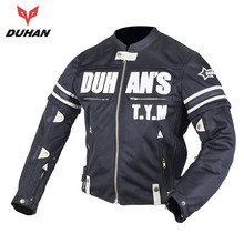 DUHAN Motorcycle Short Protective Jacket Off-road Racing Moto Jacket Breathable Mesh Cloth Jacket Motorcycle Protector for Men