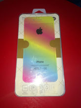 10set/lot 5s Rainbow Colors Shinny Anti-shock Front Back Tempered glass Screen Protector Skin Sticker Cover for iphone6/6s plus