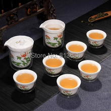 color changing ceramic tea set traditional chinese teapot one chahai 6 tea cup with heat resistant
