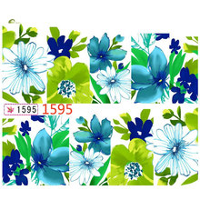 Water Transfers Nail Decals 12pcs lot Flower Design Nail Tips Wrap UV Gel Polish Stickers DIY