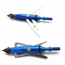 6pcs lot Free shipping 2blades hunting arrow heads arrow tips and archery crossbow arrow tips use