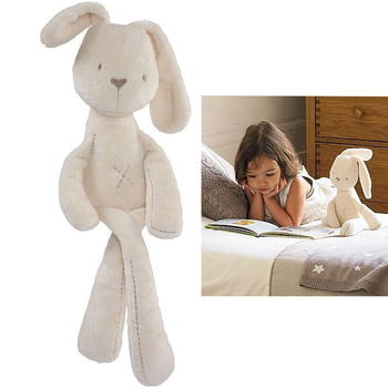 Mamas & Papas милый маленький кролик Мягкие плюшевые игрушки Плюшевый 54 см Кролик Brinquedos Набивные игрушки белый цвет самые низкие цены Лучший подарок для детей
