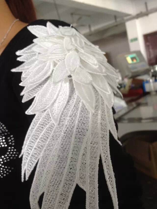 compre apliques de encaje con alas aplicaciones de coser con alas de