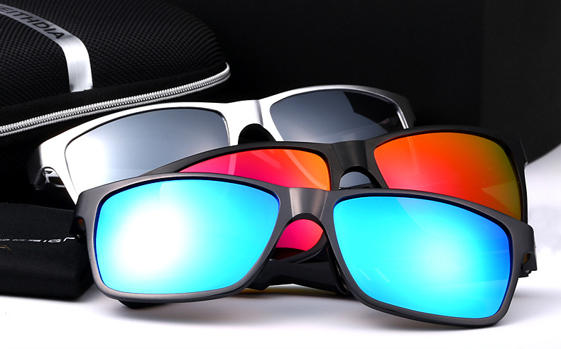 Veithdia Polarized Happy Freedom Sunglasses Men Sport Sunglasses Wayfarer Goggle Eyewear Accessories Oculos De Sol Feminino
