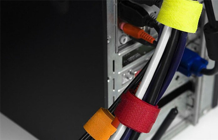10pcs lot Magic PC TV Computer Wire Cable Cord Velcro Strap Organizer Winder Holder Management Tie