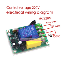 220V 30A 3000W RF Wireless Remote Control Switch Light LED Lamp Applicance ON OFF Working Way