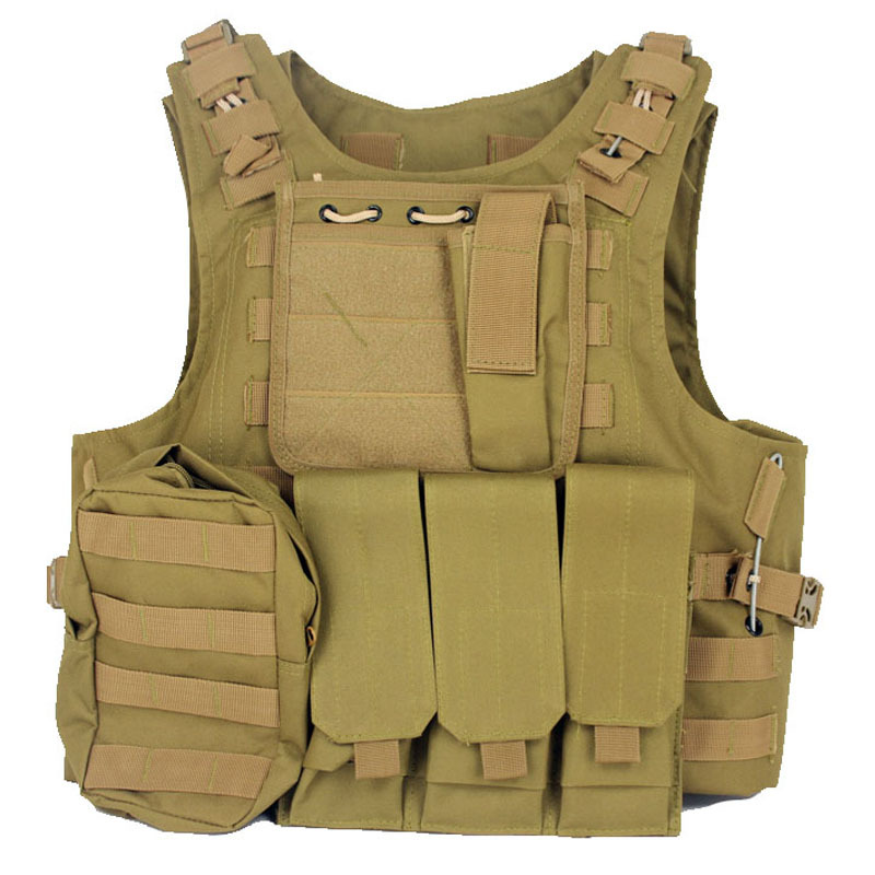 Tactical Molle Vest Military Camouflage Airsoft Plate carrier Ammo