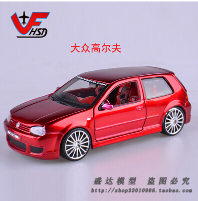 Hot sale  Maisto 1:24 Volkswagen Golf Third generation Alloy car models Fast and Furious Vintage cars Classic Car Toys for boys