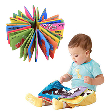 Infant Baby Children Kids Intelligence Development Cloth Book Cognize Book Toys 7KJC
