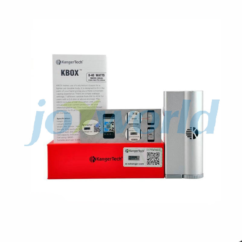 2 10pcslot Black Kanger Kbox Mod 40w Fit For Kanger Subtank Aspire Atlantis E Cig Variable Wattage Electronic Cigarette Kbox Mod