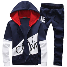 Newest design spring men hoodies suit fashion sport suits tracksuits sweatshirt pants M-5XL DCL84