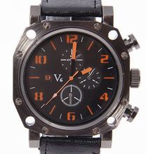 V6 cuarzo reloj para hombre macho reloj q002 moda casual
