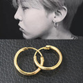 The Korean version of the same paragraph circle ear ring earrings earrings jewelry Z1255 and copper