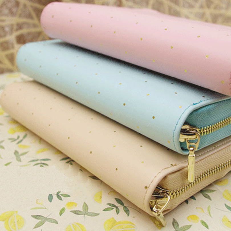 Macaron Zipper Binder Spiral Notebook Candy Wave Point Travel Journal