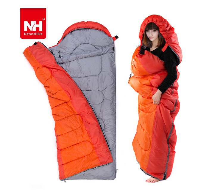 Free shipping  winter and autumn envelope sleeping bag adult outdoor ultra-light sleeping bag double