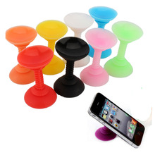Fashion Silicone Double Sided Suction Cup Phone Holder Sucker Stand For Mobile Phones