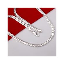 Necklace New 925 Sterling Silver Men S Jewelry Necklace 925 Silver Necklace Free Shipping Wholesale Lkn280