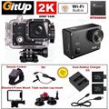 Free shipping 2K Wifi Gitup Git2 Pro Car Sports Action Camera Control Mic Charger Battery Kits