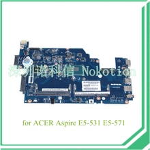 Z5WAH LA-B161P NBML811002 NB.ML811.002 For acer aspire E5-531 E5-571 laptop motherboard SR1EN I3-4030U