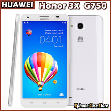Original Huawei Honor 3X G750 MTK6592 Octa Core 1.7GHz Smart Phone Android 4.2.2 GPS + AGPS 5.5 inch Cell Phone