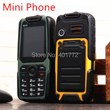 2015 New Waterproof Splash Mini Phone Rugged Small Mobile Dustproof Outdoor Shockproof Cell Phones Support Russian Keyboard