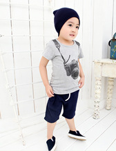Hot Selling Boys Kids Cartoon Round Neck Short Sleeve T shirt Children s Clothes