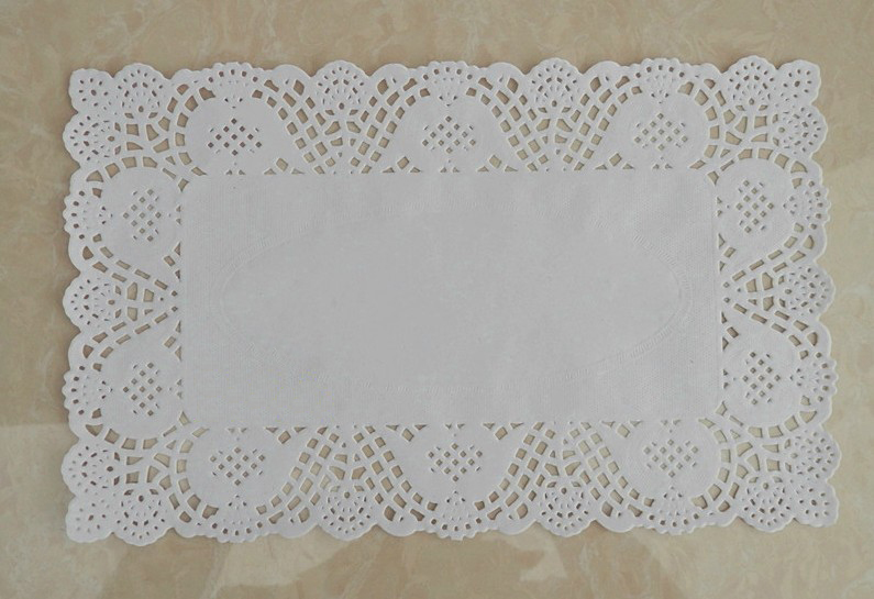 7*12" Rectangle lace paper doilies Paper doilies placemats Home
