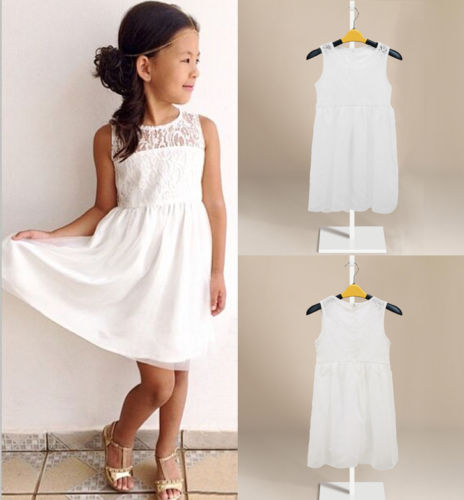 2015 Girls Dress Kids Toddler Princess Lace Dresses Party Pageant Dresses Clothes