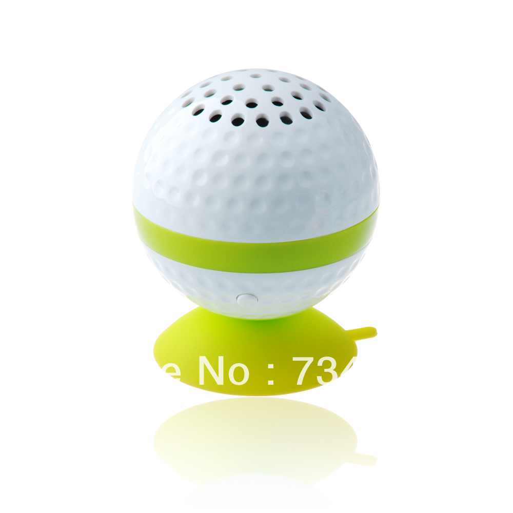 Mini Golf Ball Bluetooth Wireless Speaker Handsfree with Silicon
