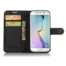 Leather Flip Case With Card Holder for Samsung GALAXY S7 EDGE