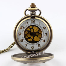 Latest Vintage Unique Large Hunger Game Steampunk Pocket Watch Necklace Chain P104 relogio de bolso