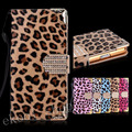 For Samsung Galaxy S4 S5 S6 S6edge Note 3 4 Luxury Wallet Leopard Leather Case Diamond